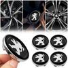 Kryt středu kola auta Kryty kol Prachotěsný kryt Krytky nábojů pro Peugeot 206 207 307 3008 2008 308 407 408 508 301 208 Příslušenství