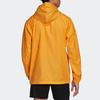 Adidas Full Zip Casual Sports Hooded Jacket Men Outerwear Yellow FR8288