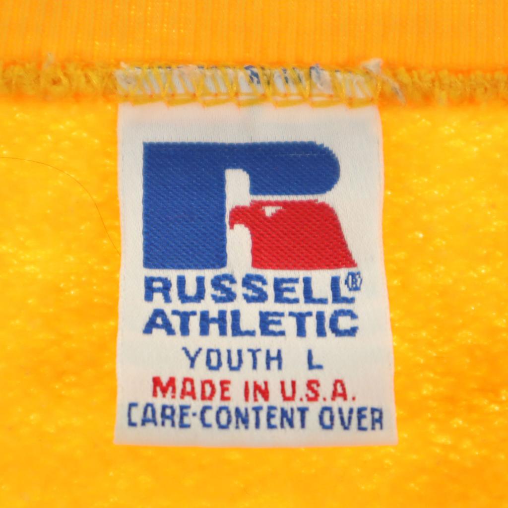 RUSSELL ATHLETIC 90s Made in USA Old Long sleeve sweat trainer Kid's Used