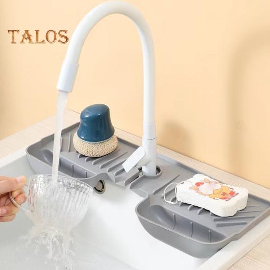 Vodovodná podložka pod odkapávací podložku kuchyňského dřezu s kapsami na filtr Zásobník na mýdlo na nádobí pro kuchyňský dřez