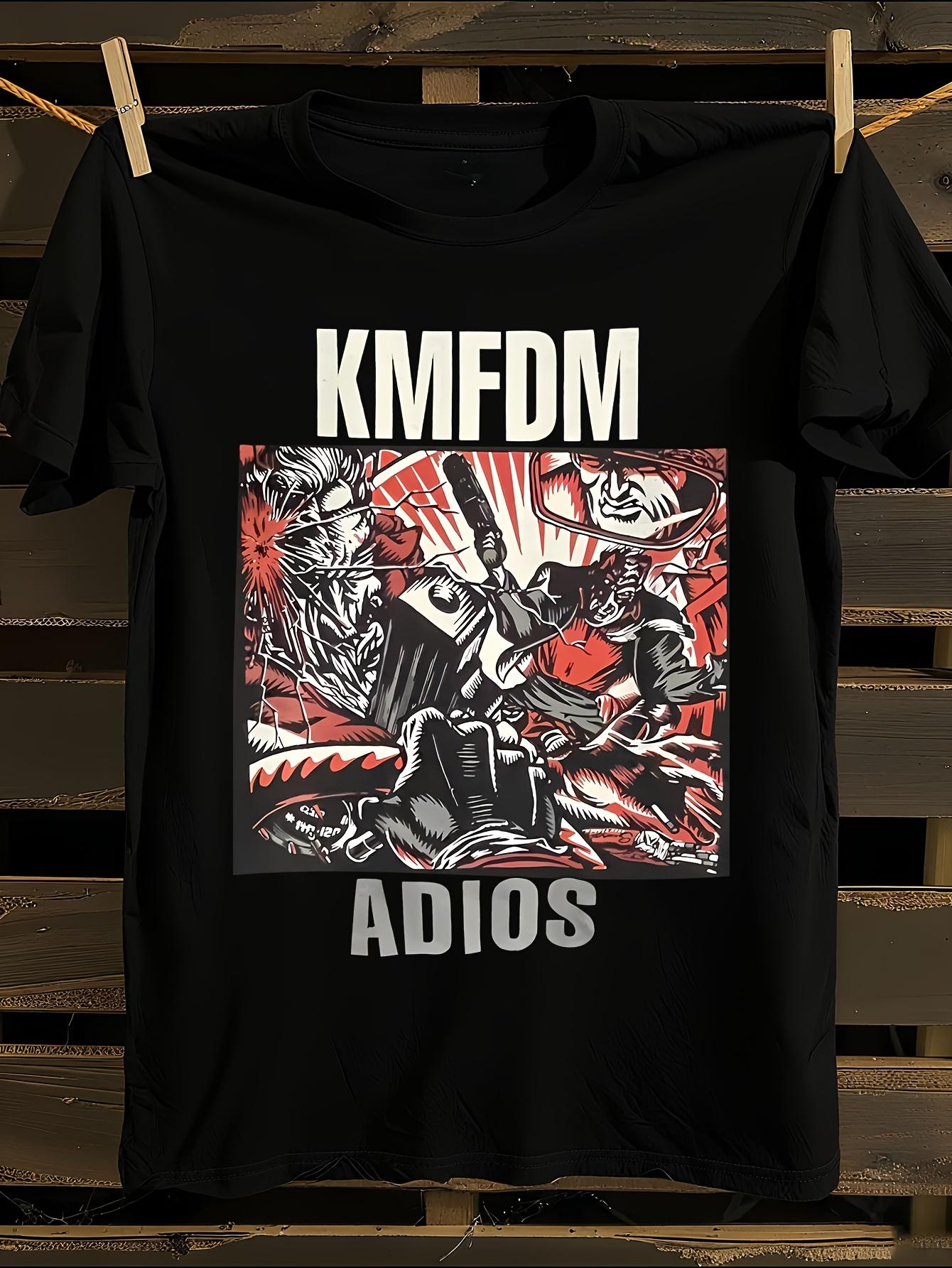 KMFDM ADIOS Heavy Metal Graphic T-shirt L