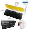 Dual-Purpose Anti-Glare Sun Visor with Night Vision and High Beam Protection for Drivers