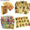 Unique Trading Cards Set With Golden Foil Design For Kids Birthday Gifts