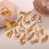 18k Gold-Plated European & American Ocean Series Sea Fish Charms for DIY Necklaces & Bracelets