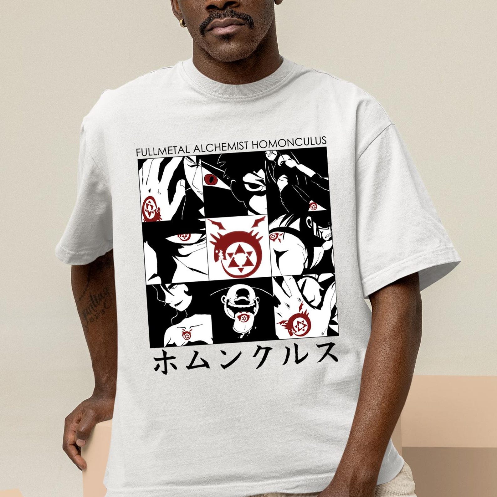 Vintage 90s Anime Graphic T-Shirt: Retro Manga Style S