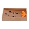 Montessori Wooden Blow Table Tennis Box Toddlers Educational Table Activity Toy Puzzle Blow Box
