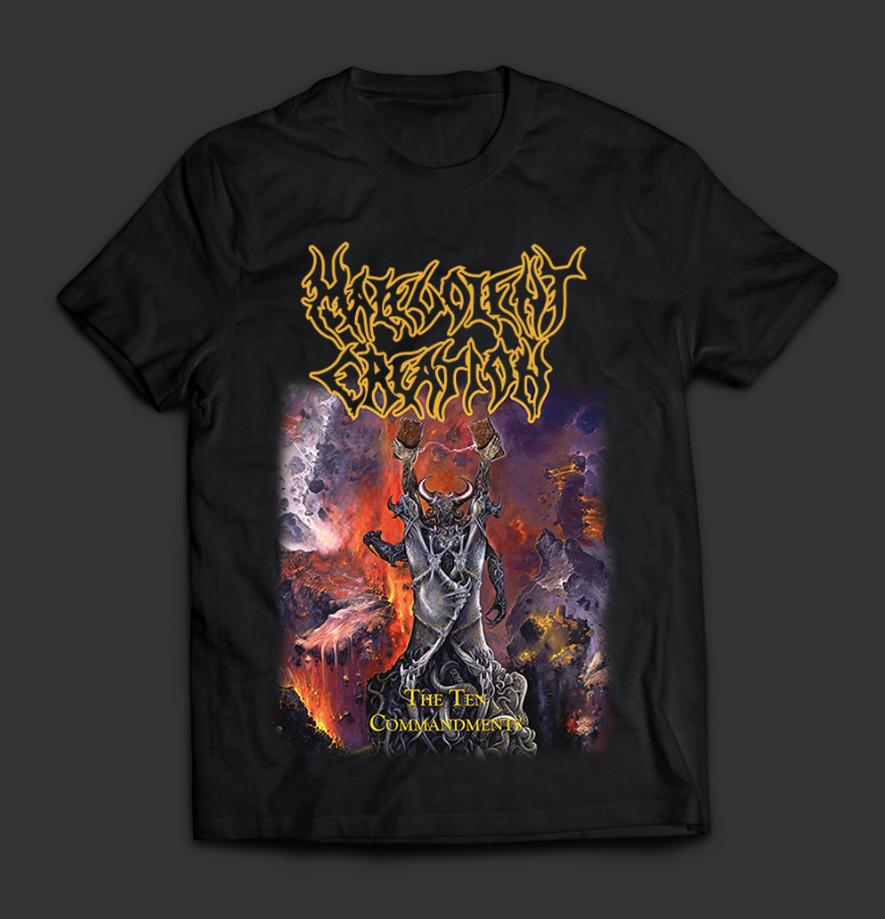 MALEVOLENT CREATION – The Ten Commandments of Unholy Wrath shirt two sided Unisex T-Shirt L