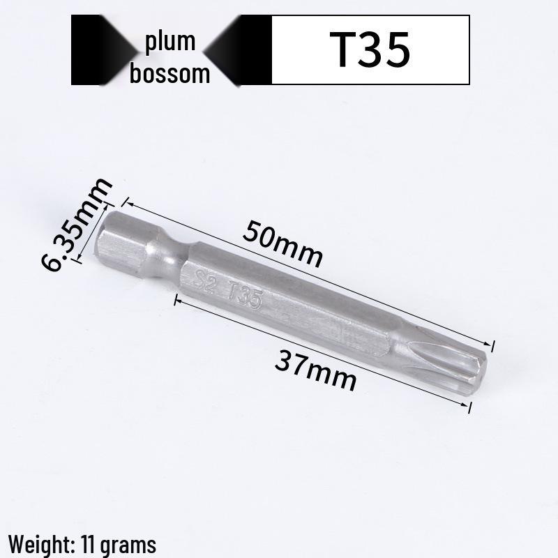 Magnetic Plum Blossom Screwdriver Replacement Bits T15 T20 T25 T30