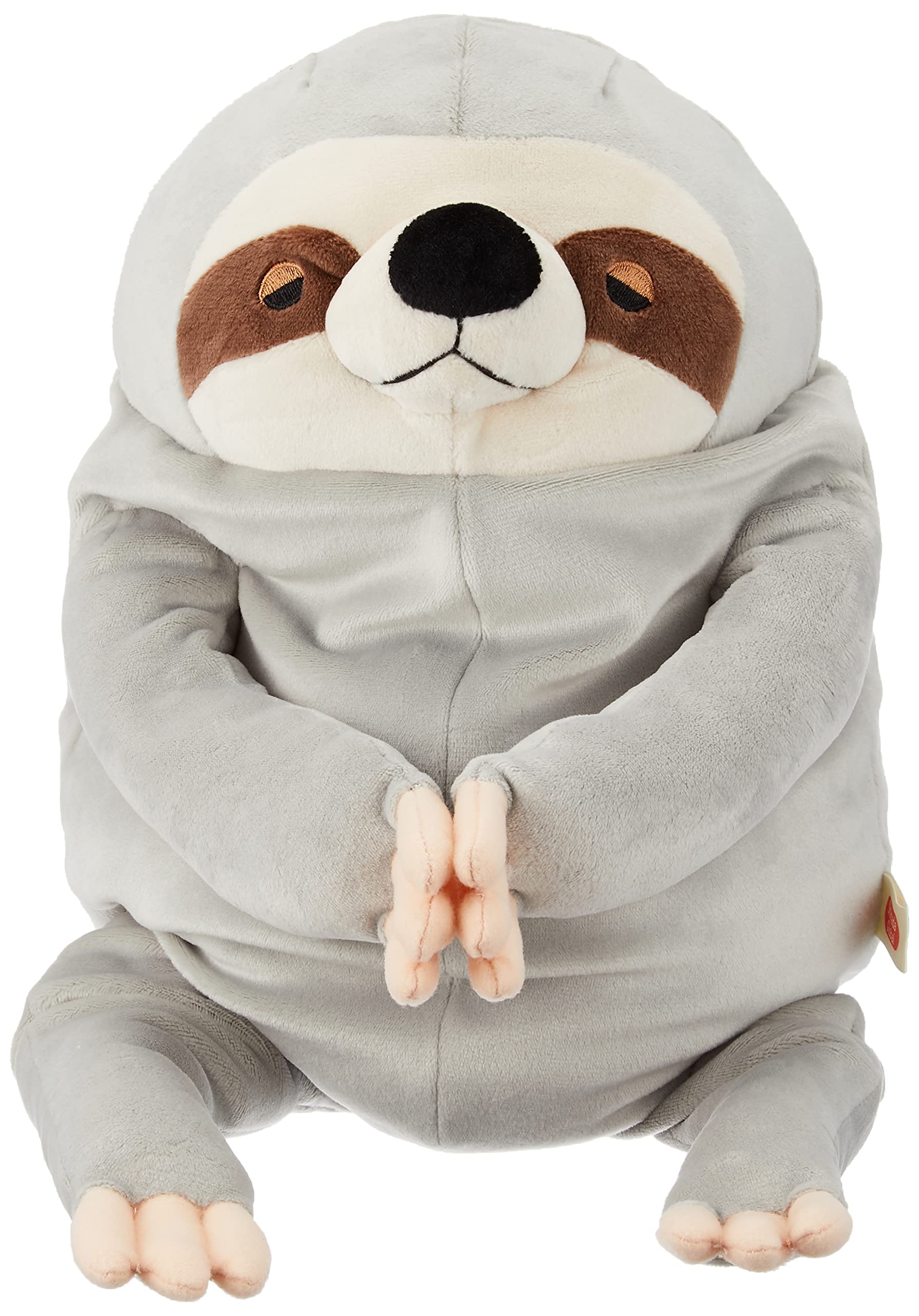 

Shinada Global Mochi Series Sloth Plush Gray 22 x 22 x 30 Toy, (Large), cm, MONK-0350G серый