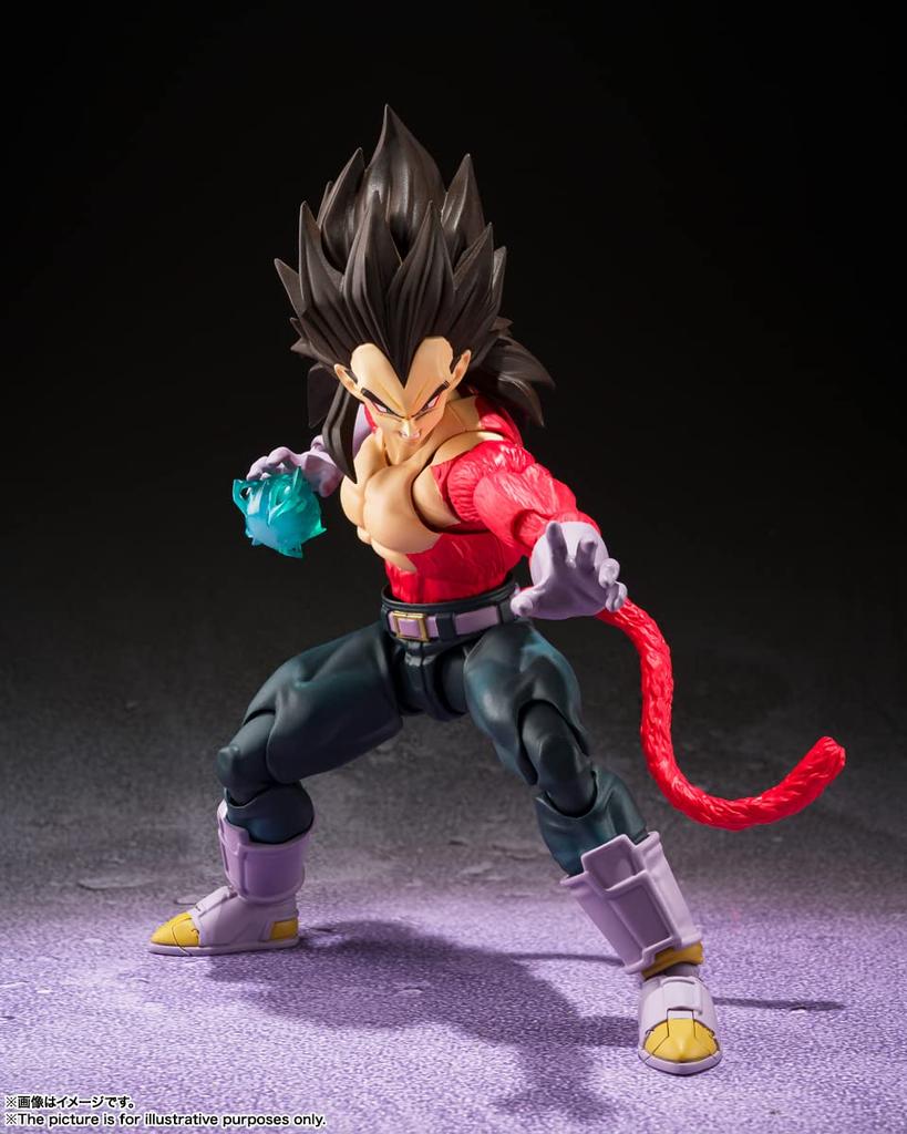 TAMASHII NATIONS Dragon Ball GT Super Saiyan 4 Vegeta approximately 130mm painted movable figure BAS63911 S.H.Figuarts ABS&PVC