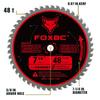FOXBC 7-1/4 Inch Circular Saw Blade Metal and Stainless Steel Cutting 48 Teeth, Replacement for Diablo D0748CF Ceramic Carbide Saw Blade