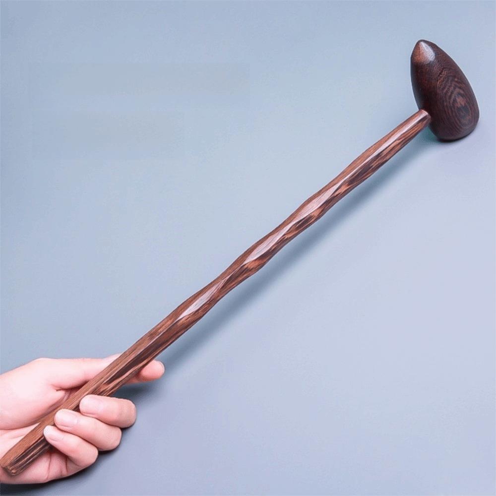 Muscle Relief Back Massage Hammer Acupressure Roller Ball Hammer Wooden Massage Hammer  Neck