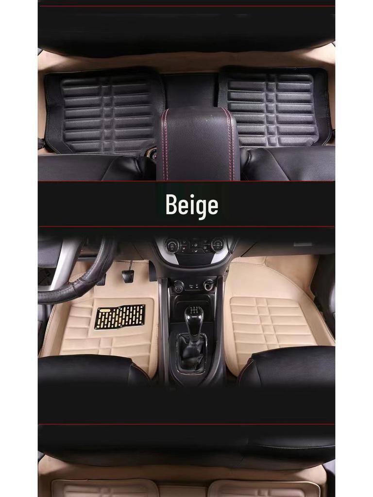 All-Inclusive Wasserdichte Leder Auto-Fußmatten - Leicht zu reinigen und Klassisches Design