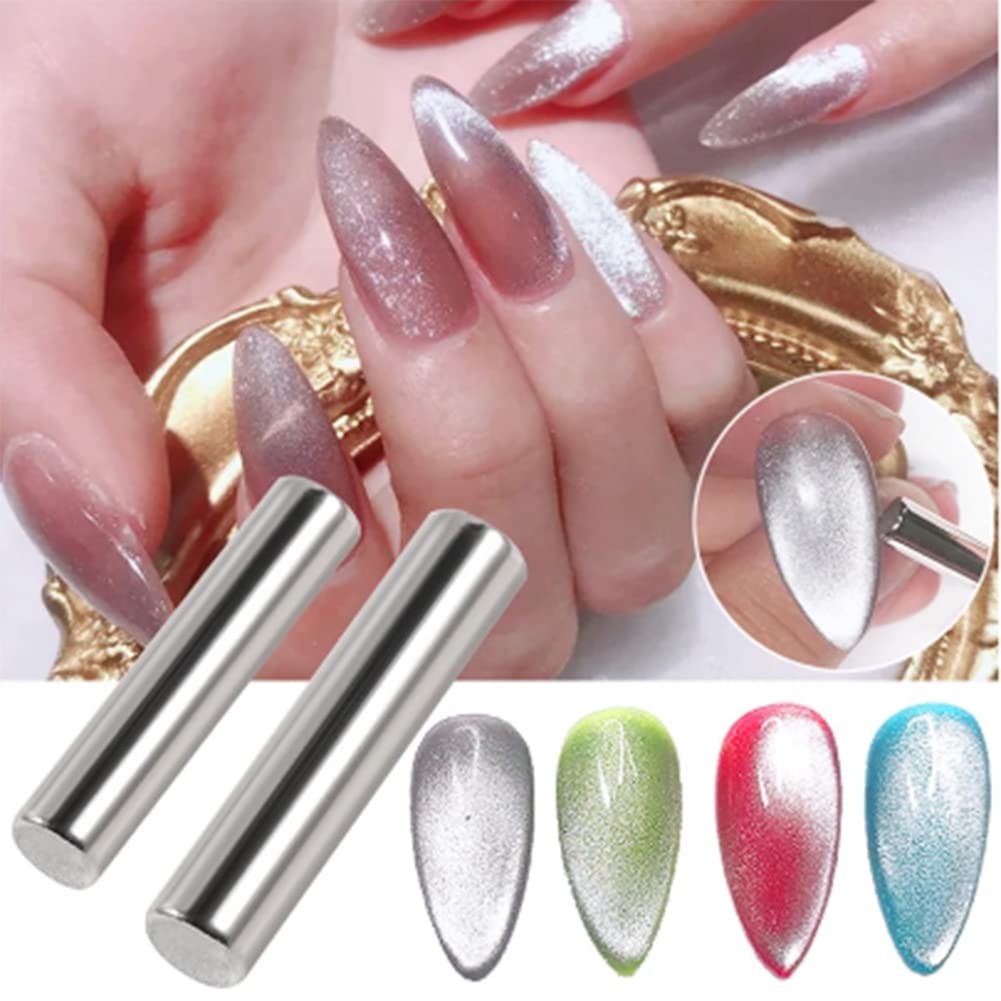 LINMANDA Nail Cat Eye Magnetic Rods 3D Nail Art Cat Eye Magnetic Bar Double Head Cat Eye Magnetic Pen UV Gel Nail DIY Tools