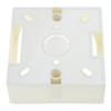 86 Type Wall Switches Socket Protections Box Electrical Outlet Mounting Box White Plastic Protections Box Easy to Install