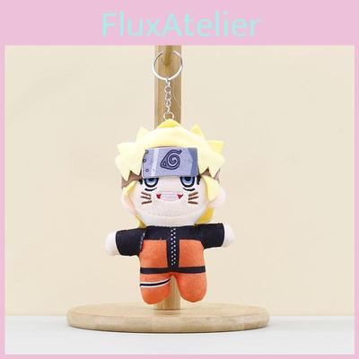 Keychain Naruto With Black And Yellow For Anime Lovers Toy Doll Mini Keychain