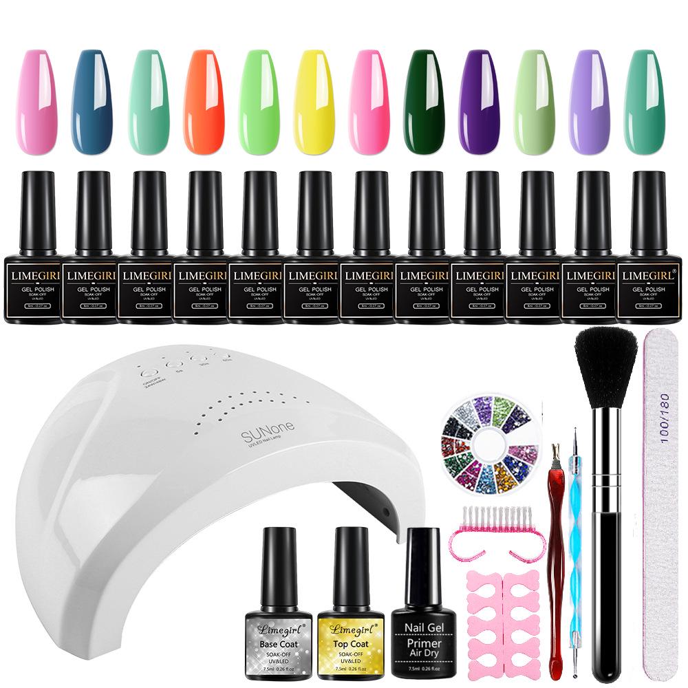 

New Year Nude Japanese-Style No-Wipe Long-lasting UV Nail Gel Set