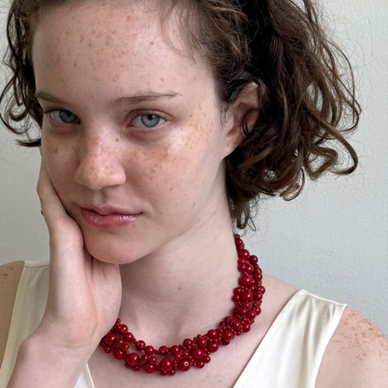 MARTA Redberry Necklace. L