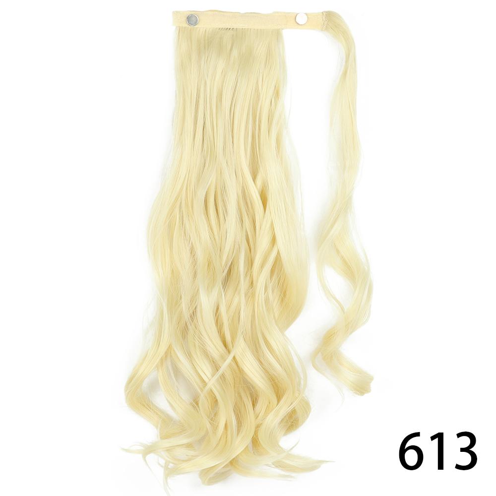 MISS WIG Women Synthetic Long Straight Ponytail Extensions Heat Resistant Hair 22 and 34 Inch Wrap Around Pony Hairpiece for Women