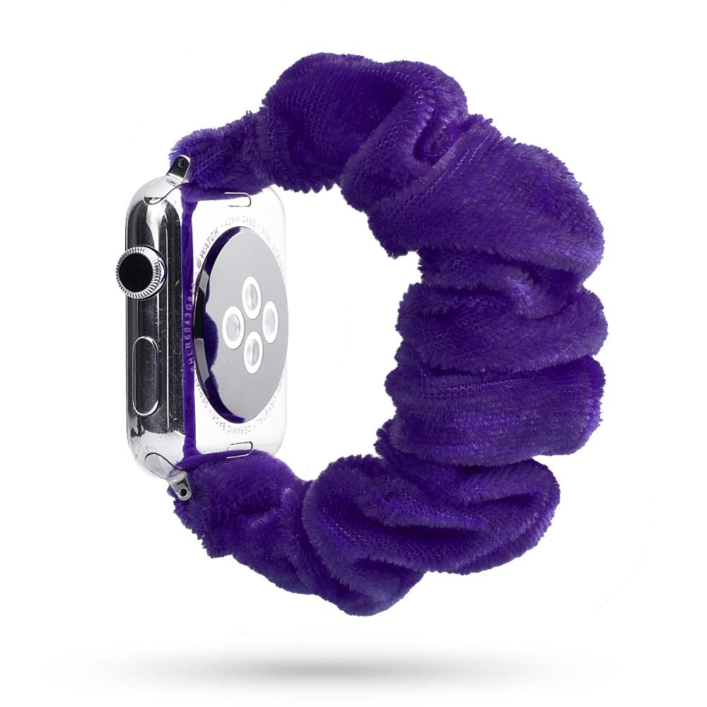 Scrunchie Strap for apple watch band 44mm 40mm 45mm 41mm 38mm 42mm 49mm correa bracelet iwatch series 4 5 6 3 SE 7 8 9 ultra 2