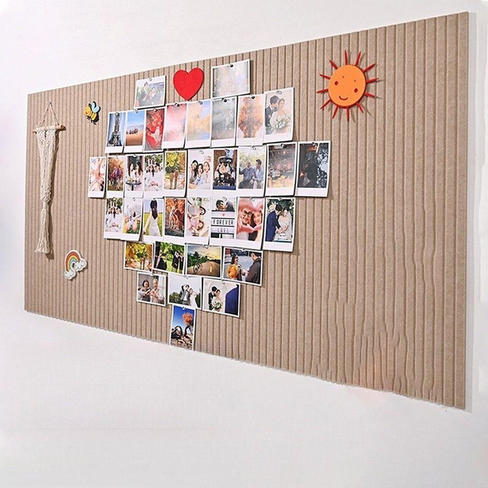 Вертикальні смугасті фетрові наклейки на стіну Фотостіна для прикраси стін дому та дитячого садка