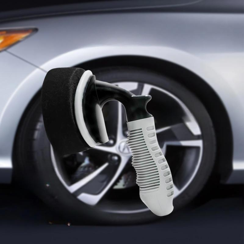 1Pc Tire Polishing Sponge Brush Tire Sponge Brush Tire Polishing Brush Car Tire Retread Brush Car Wash Special Brush