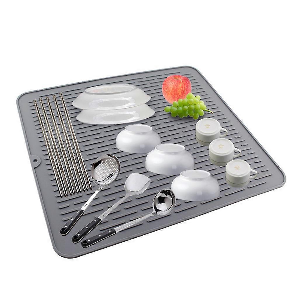 Durable Flexible Silicone Pot Holder Tableware Pad Coasters Trivet Silicone Pot Holder Non Slip Heat Resistant Hot Pad Light Green