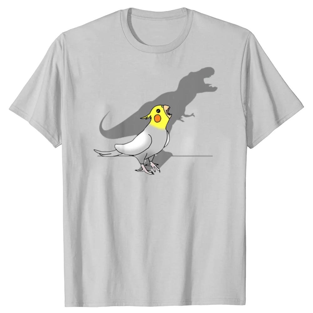 Cute Screaming Parrot Birb Funny Cockatiel TShirts Graphic Streetwear Short Sleeve Birthday Gifts Summer Style Tshirt Women Unisex