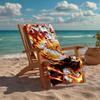Rengoku Kyoujurou Fashion Beach Towel: Ideal for Summer Adventures Soft, absorbent and quick drying suitable for swimming and bathing
