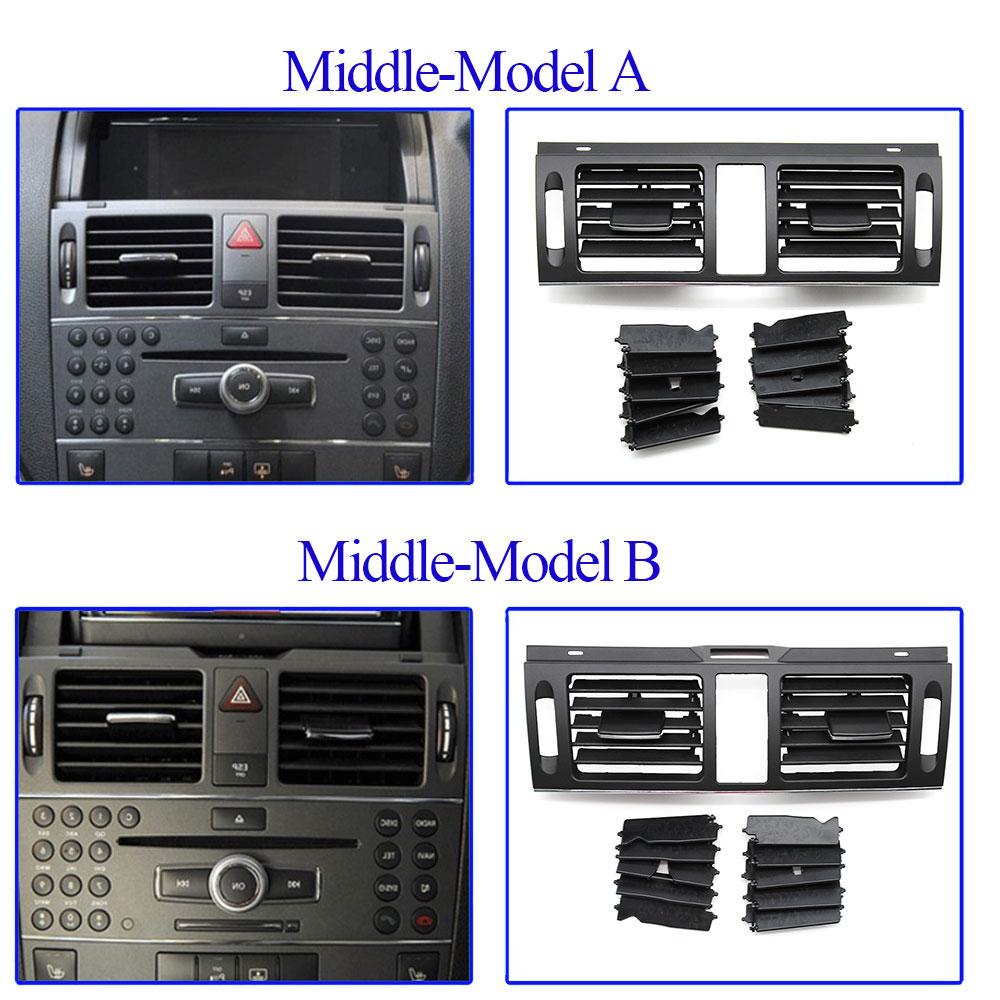 LHD RHD W204 Capac aer condiționat AC Grila de ventilație Panou de ieșire pentru Mercedes Benz Clasa C C180 C200 C230 C260 C280 C300