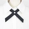 Tie Solid Color Shirt Accessory Ribbon Tie Uniform JK Bow Tie Neck Ties Cravat Cross Bow Tie