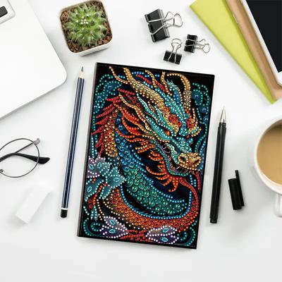 Special Shaped Girl Diamond Painting Journal Notebook No Lines Rhinestone Art Hand Craft Kit 50 Pages Crystal Notepad Sketchbook