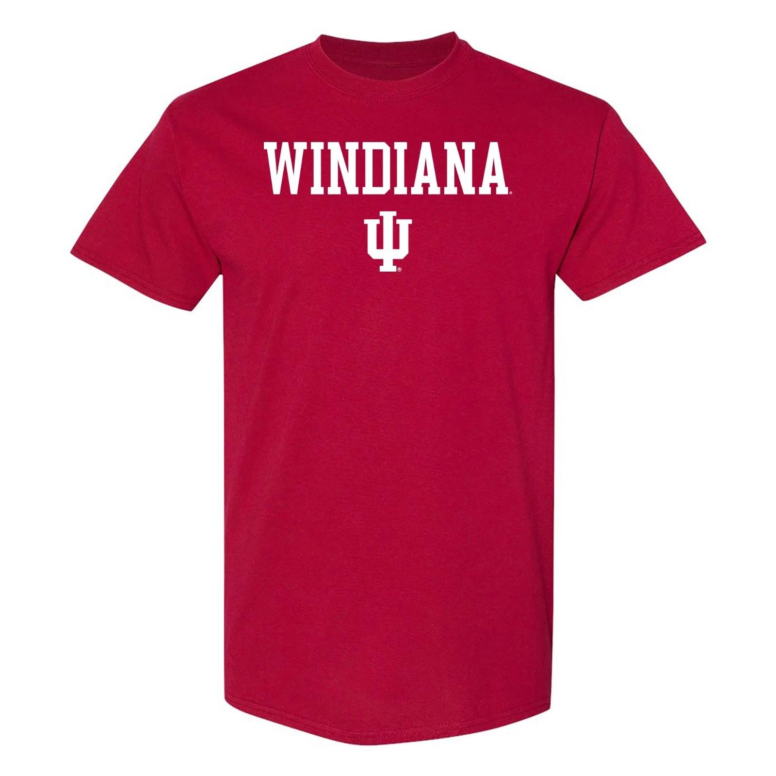 WINdiana Block T-Shirt - Cardinal XL