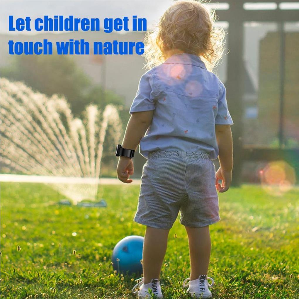 Silicone Mosquito Repellent Wristband Ultrasonic USB Charging Waterproof Electronic Bracelet Outdoor Anti-Mosquito Watch