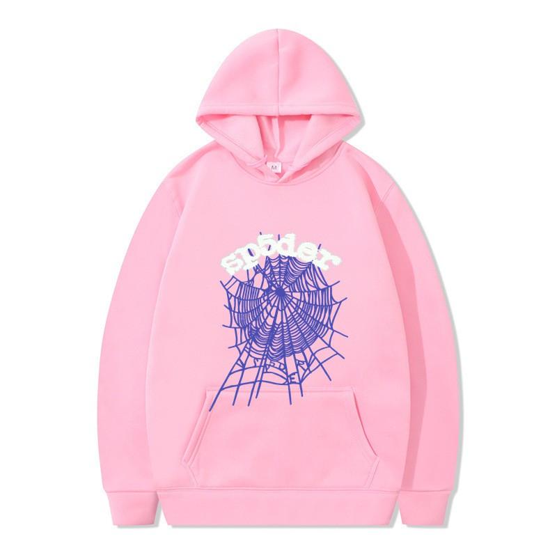 Unisex Kapuzenpullover Mit Spinnenaufdruck Lockerer Schnitt Langarm Pullover Winter