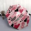1pc Heart Pattern Love Design Umbrella with Plastic Handle,Suitable for All Seasons Home Travel Outdoor UmbrellaPT353