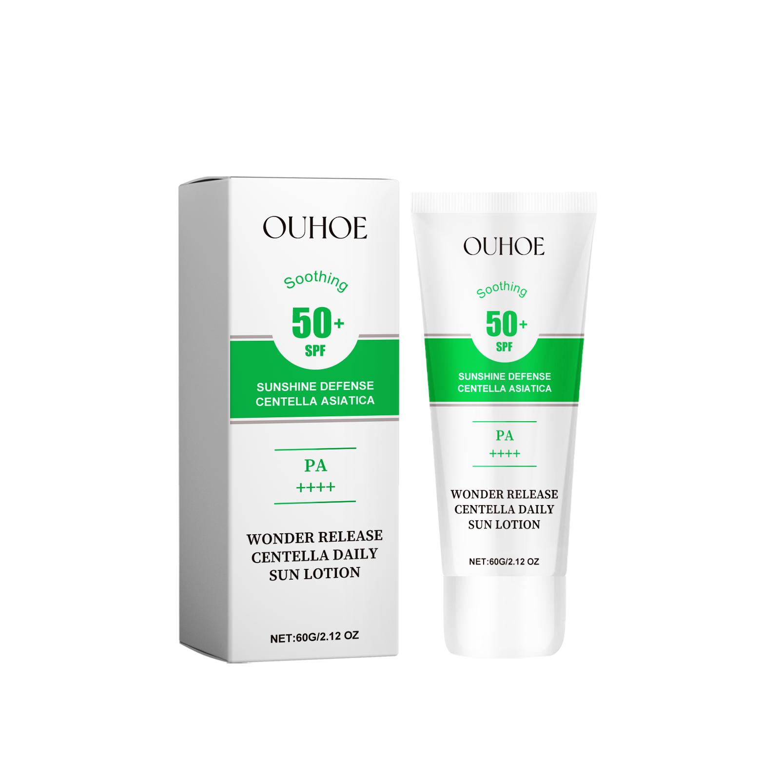 Centella Asiatica Sunscreen - Summer Protection, Moisturizing, Clear, Water-locking, Gentle Protective Cream