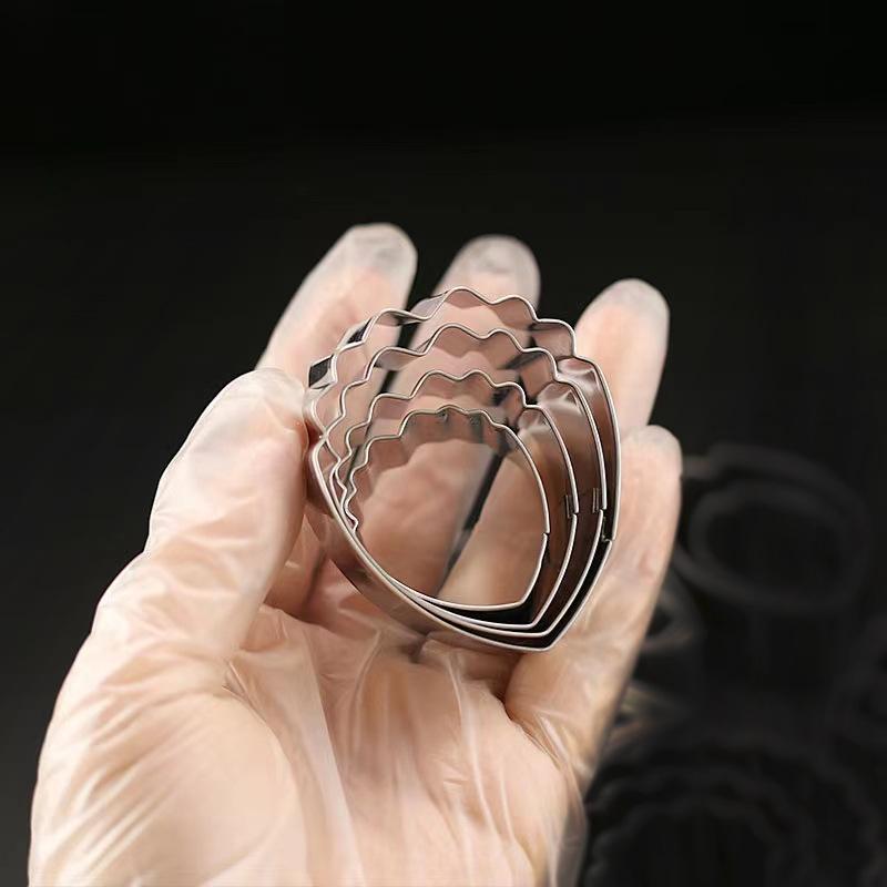 Stainless Steel Peony Flower Fondant Mold Set