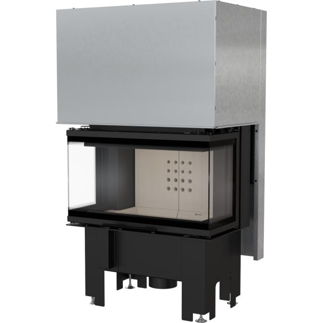 Smart steel fireplace KRATKI NBC 680/280 7 kW Ø 160 Lift-up MSK