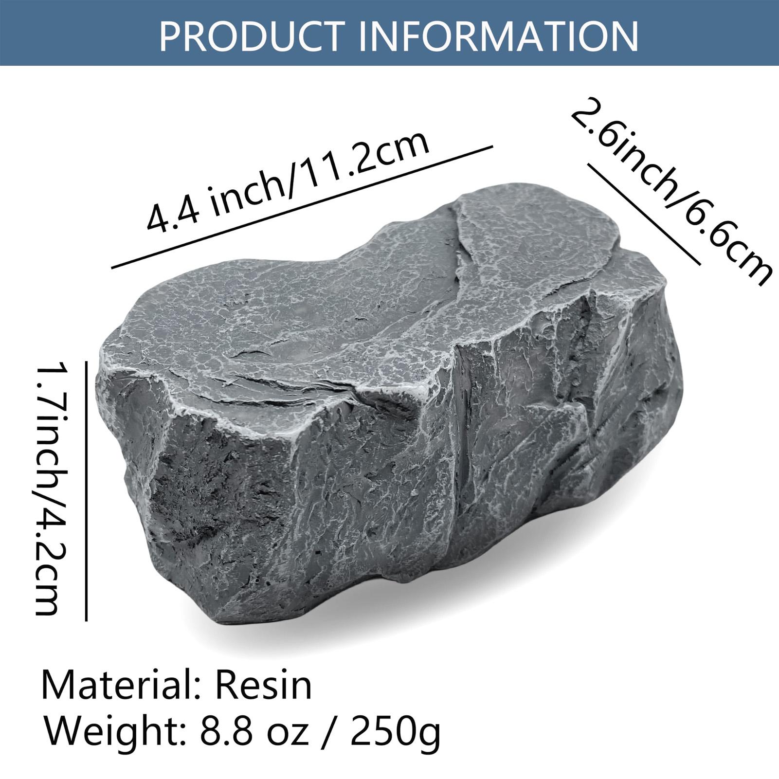 

Fake Rock Key Hider Resin Weather Resistant Safe Storage Decorative Key Holder Box For Outdoor Garden Yard