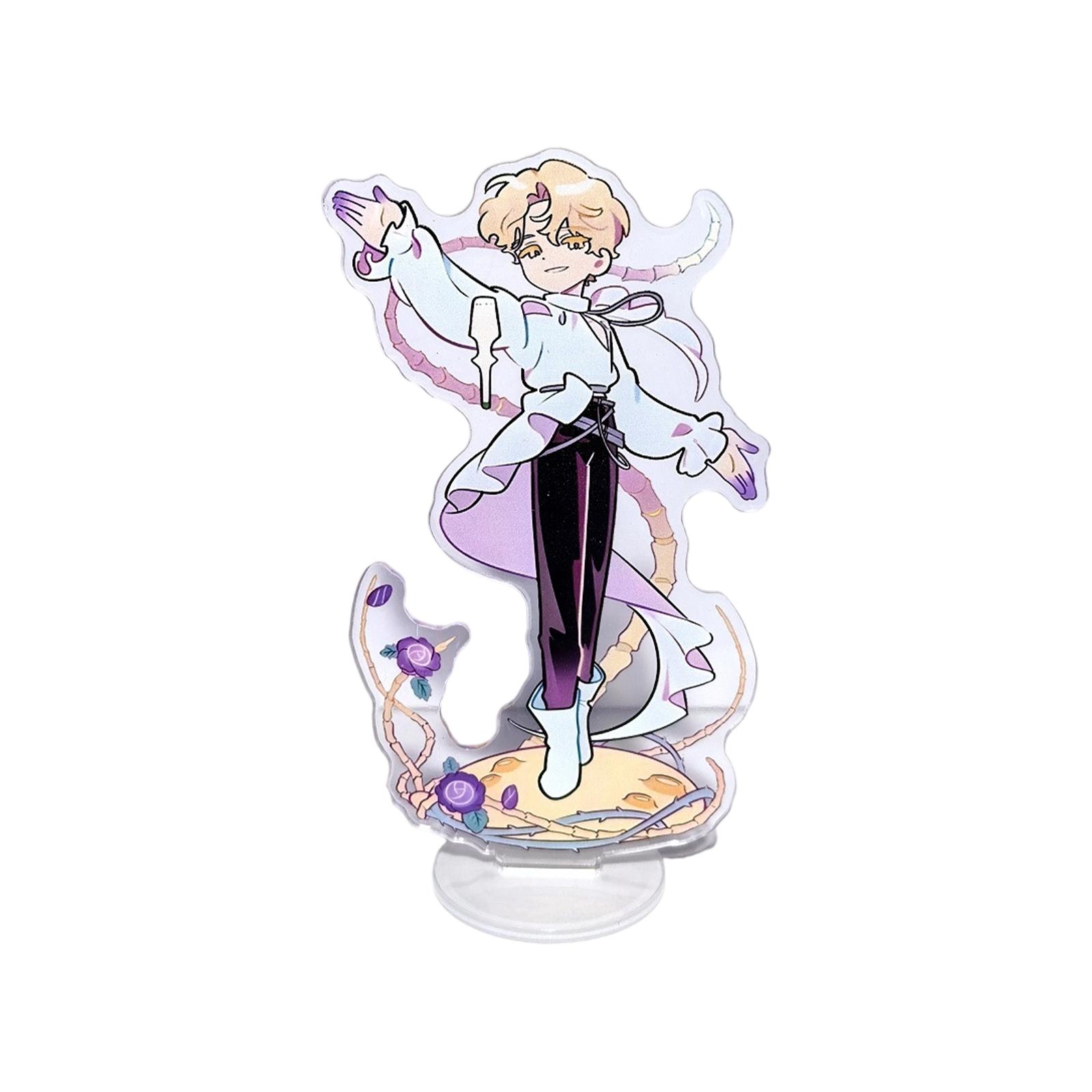 

Синий Кот Прозрачный Двусторонний Акриловый Настольный Декор One Size