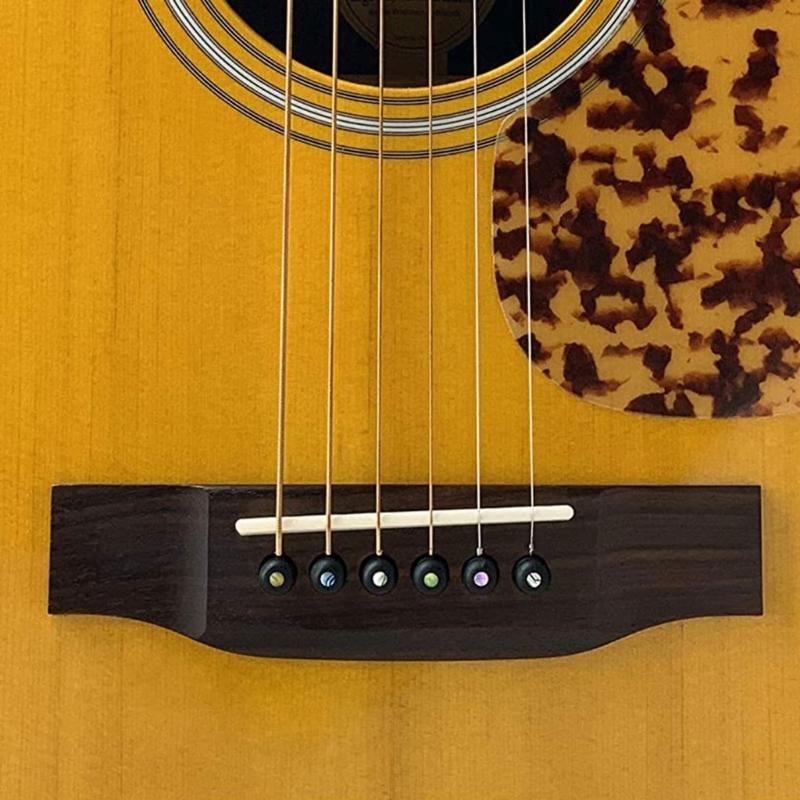 Ebony Guitar Bridge Pins with Bridge Pin Puller Set Bass Guitar Bridge Pegs Stringed Instruments String Nail Remover