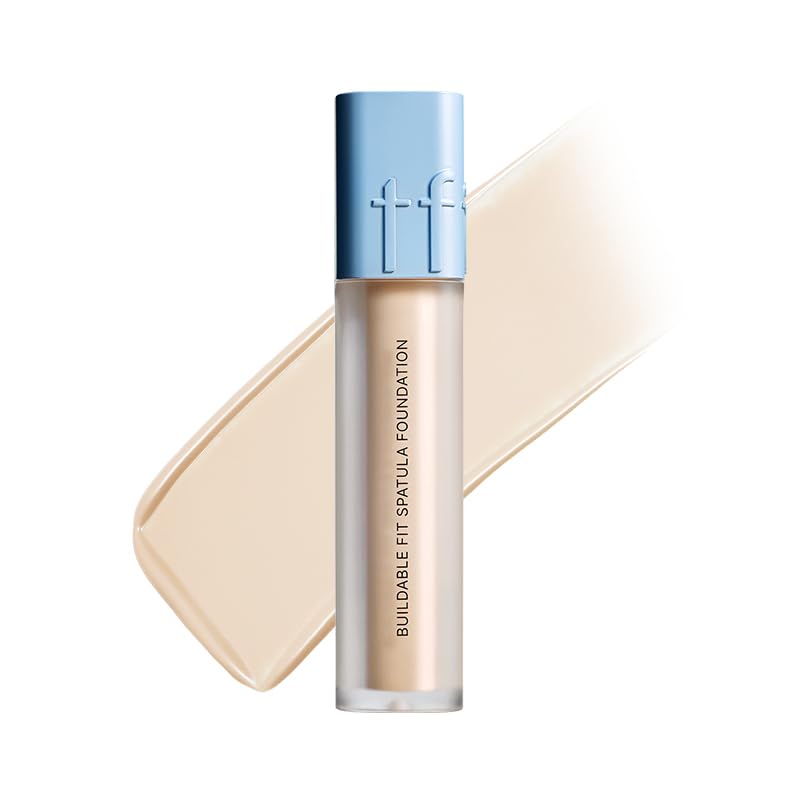 Buildable Fit Spatula Foundation W01 VANILLA 15ml Integrated Spatula Coverage Spatula Foundation / / / Semi-Matte / / / All-in-One