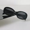 New Oval Sunglasses Women Men Vintage Fashion Female Male Mirror Clear Designer Eyewear Sexy Brand Black Sun Glasses