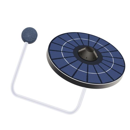 Oxygen Pump Solar Power Low Noise Ultra Silent Fountains Pond Aerator Oxygen