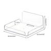 Efficient Wall-Mounted Bracket Acrylic Soap Support for Security Monitorings