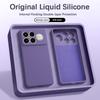 Liquid Silicone Soft Phone Case for Xiaomi Poco F8 Ultra Pro F8Ultra F8Pro 5G Funda Lens Protection Internal Flocking Back Cover