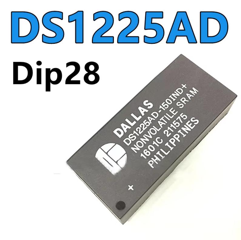 

DS1225AD-150 DS1225AD-150IND+ original upright DIP28 feet Dallas module clock IC storage DIP-28
