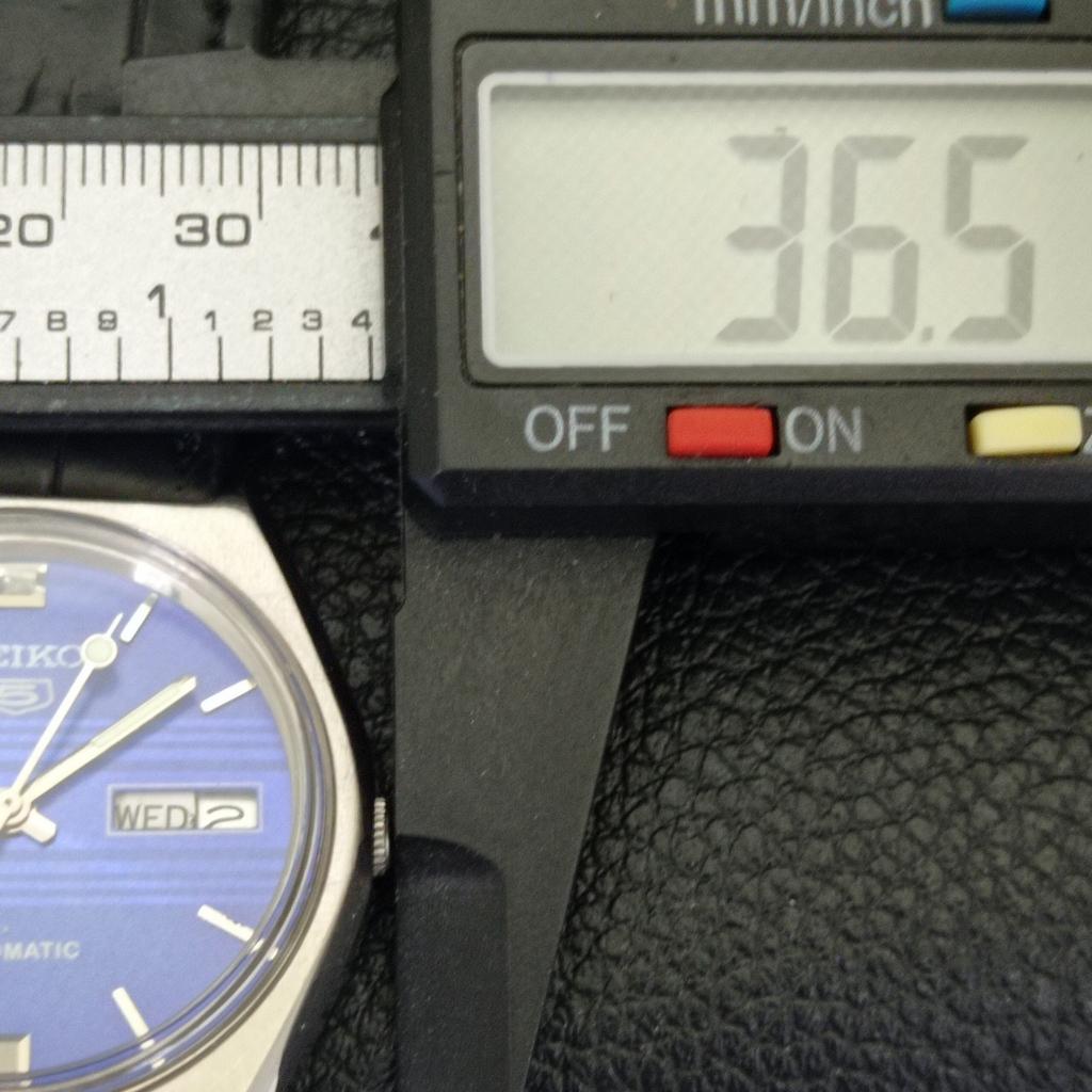 SEIKO 5 AUTOMATIC VINTAGE 6319A JAPAN MENS BLUE COLOR DIAL WATCH a701209-5 R206a-a701209