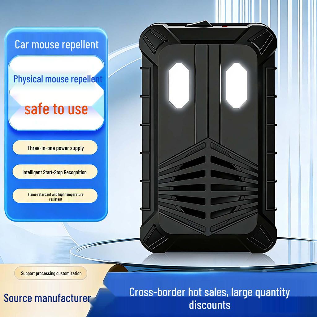 Solar-Powered LED Ultrasonic Animal Repeller with Infrared Induction